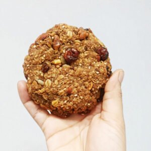 Granola cookies with oats and seeds